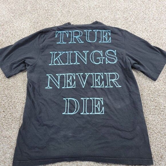 Vintage Sean John T Shirt Mens XL Black True Kings Never Die Double Sided - Picture 5 of 7